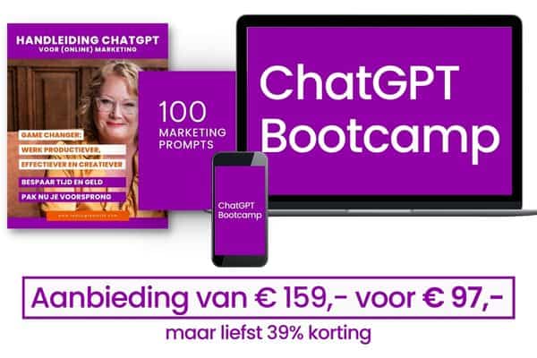 ChatGPT training, ChatGPT cursus, Leer ChatGPT. Bespaar tijd en geld met ChatGPT